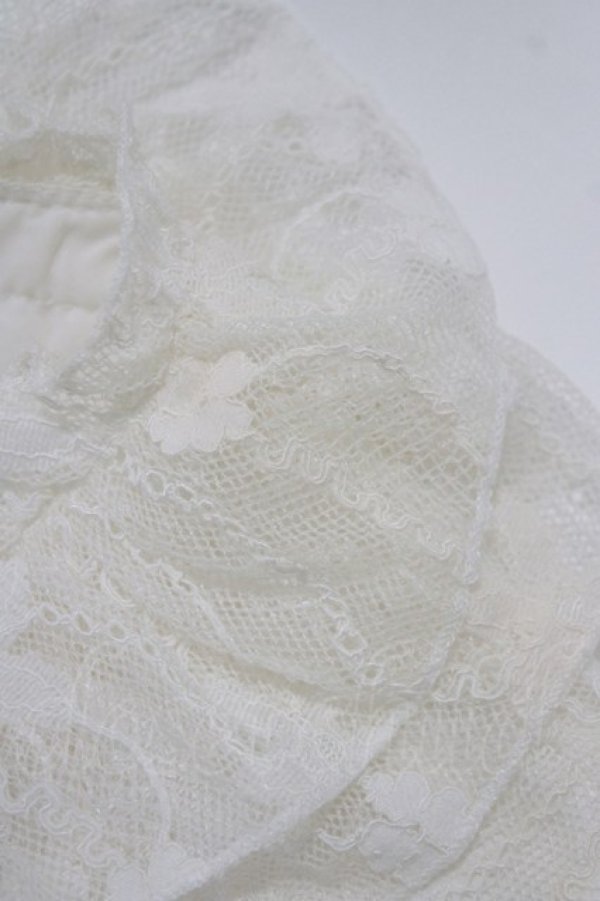 画像4: 梓心蕾（海外ロリータブランド） / レースブラウス L オフ H-26-03-21-058-PU-BL-NS-ZH (4)