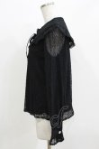 画像2: Ank Rouge / ビジューボタンレースブラウス M ブラック H-26-03-21-061-CA-BL-NS-ZH (2)