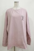 画像1: pium / pium melty berry オーバーサイズロングTシャツ Free ピンク H-26-03-21-069-0-TS-NS-ZH (1)
