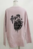 画像2: pium / pium melty berry オーバーサイズロングTシャツ Free ピンク H-26-03-21-069-0-TS-NS-ZH (2)