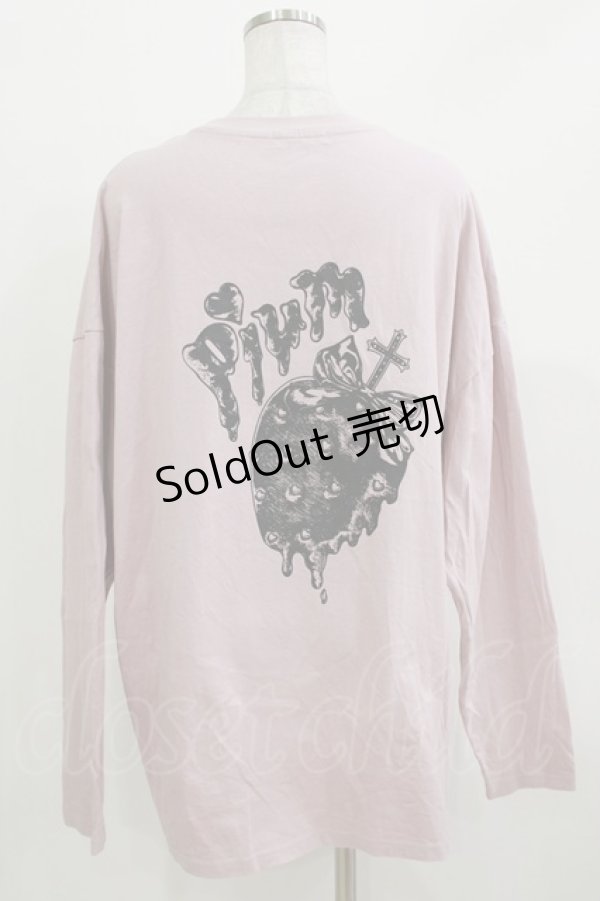 画像2: pium / pium melty berry オーバーサイズロングTシャツ Free ピンク H-26-03-21-069-0-TS-NS-ZH (2)
