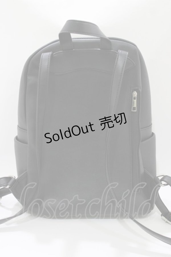 画像3: Ank Rouge / A4キルティングリボンリュック  ブラック H-26-03-21-071-CA-BG-NS-ZH (3)