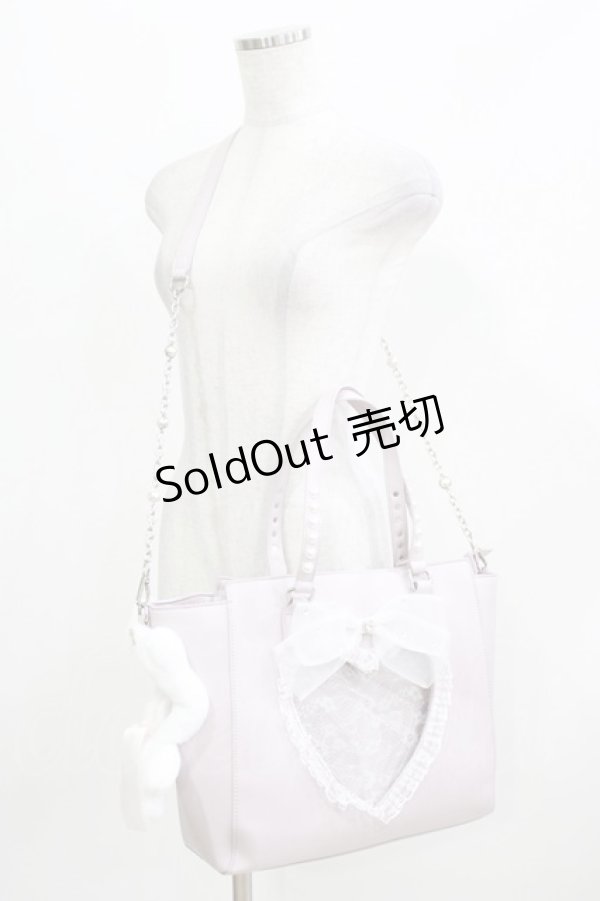 画像1: Ank Rouge / ぬいと一緒におでかけ確定ファンサのおまじないBAG 【大】  ピンク H-26-03-21-073-CA-BG-NS-ZH (1)