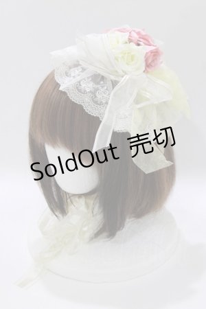 画像: BABY,THE STARS SHINE BRIGHT / スカーレットヘッドドレス  生成り H-26-03-21-079-BA-AC-NS-ZH