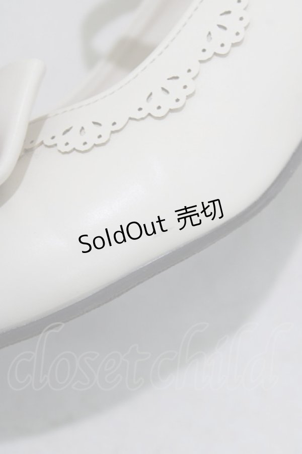 画像5: axes femme kawaii / ローヒールリボンパンプス L オフ H-26-03-21-081-AX-SH-NS-ZH (5)