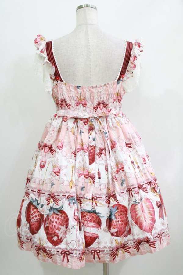 画像3: 三千空相（海外ロリータブランド） / 草莓革命ジャンパースカート XL オフ H-26-03-21-007-PU-OP-NS-ZH (3)