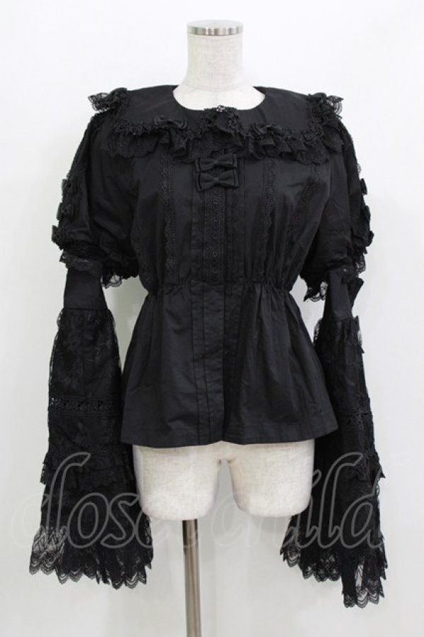 画像5: Lost Aqua（海外ロリータブランド） / Hybrid Moonlight Dollジャンパースカートセット ブラウスXXL/スカートXL ブラック H-26-03-21-010-PU-OP-NS-ZH (5)
