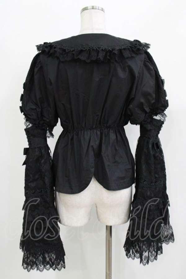 画像6: Lost Aqua（海外ロリータブランド） / Hybrid Moonlight Dollジャンパースカートセット ブラウスXXL/スカートXL ブラック H-26-03-21-010-PU-OP-NS-ZH (6)