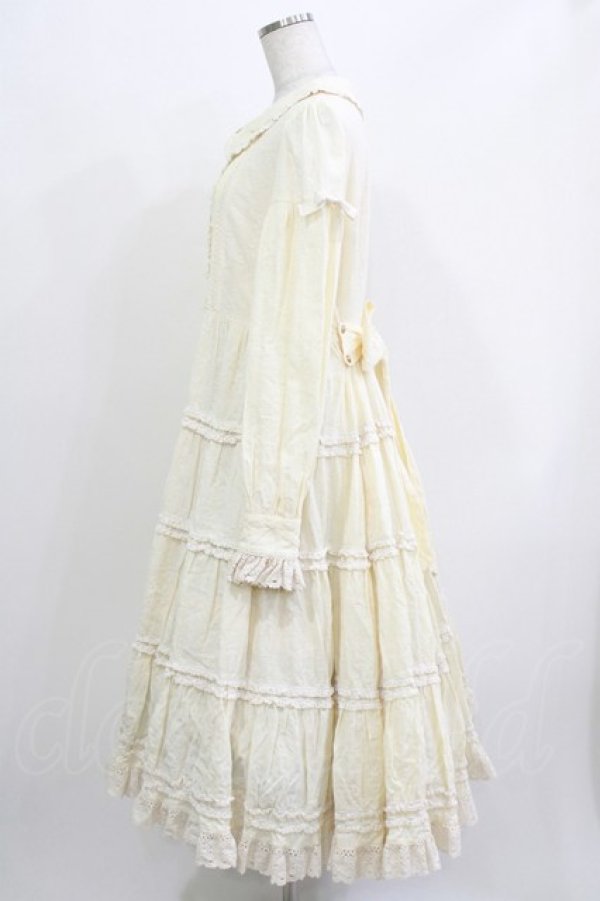 画像2: DreamDoll（海外ロリータブランド） / ロングワンピース Free 生成り H-26-03-21-012-PU-OP-NS-ZH (2)