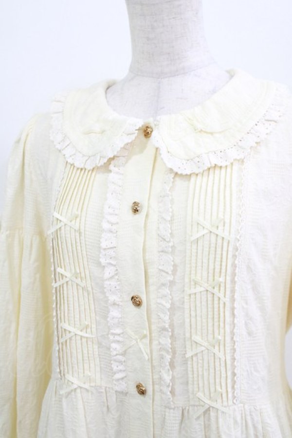 画像4: DreamDoll（海外ロリータブランド） / ロングワンピース Free 生成り H-26-03-21-012-PU-OP-NS-ZH (4)