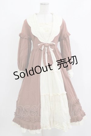 画像: LilithEye（海外ロリータブランド） / ワンピース L ブラウン H-26-03-21-013-PU-OP-NS-ZH