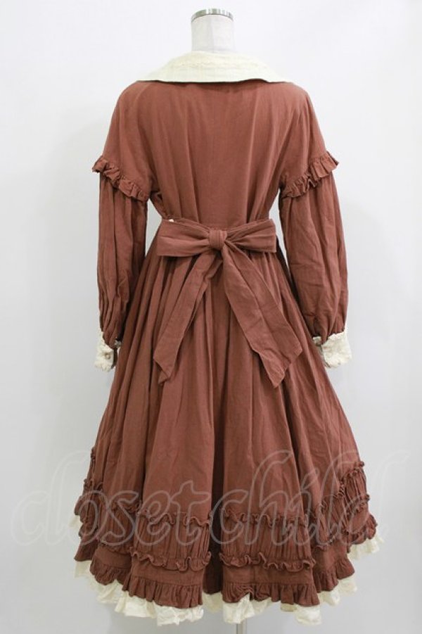 画像3: LilithEye（海外ロリータブランド） / ワンピース L ブラウン H-26-03-21-013-PU-OP-NS-ZH (3)
