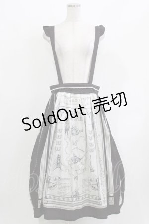 画像: Medee（海外ロリータブランド） / サスペンダースカート XL ブラック H-26-03-21-016-PU-SK-NS-ZH