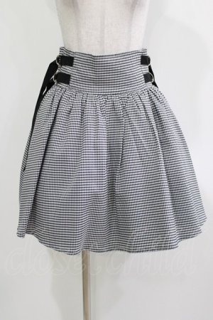 画像: Ank Rouge / サイドリボンギャザースカート M ブラック H-26-03-21-021-CA-SK-NS-ZH