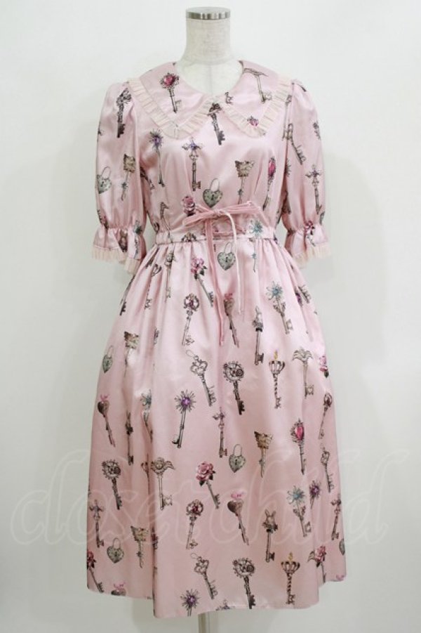 画像1: MILK / プリンセスKeyドレス  ピンク H-26-03-22-023-ML-OP-KB-ZH (1)