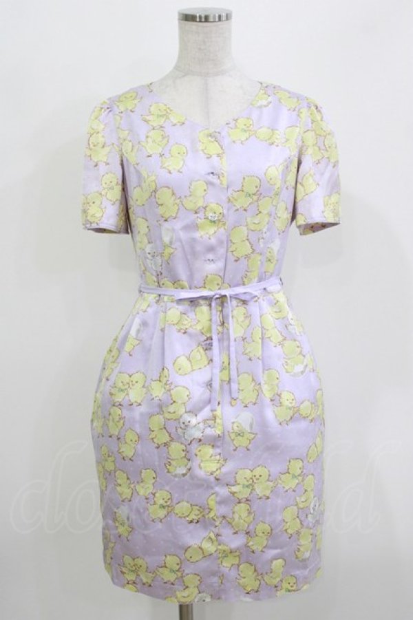 画像1: MILK / chickchatワンピース  ラベンダーベース H-26-03-22-024-ML-OP-KB-ZH (1)