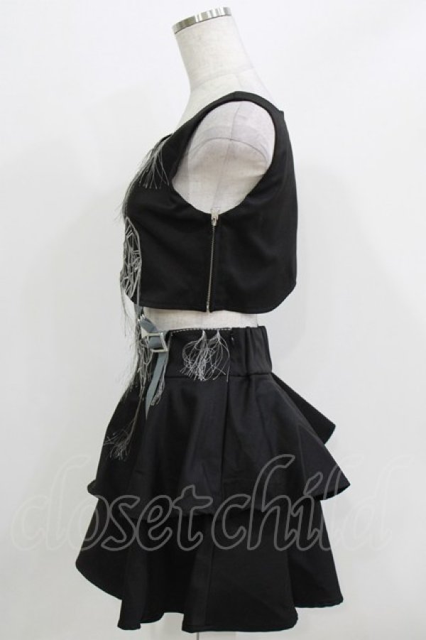 画像2: dependoll / Heart spider setup (skirt)  ブラック H-26-03-22-031-LO-OP-KB-ZH (2)