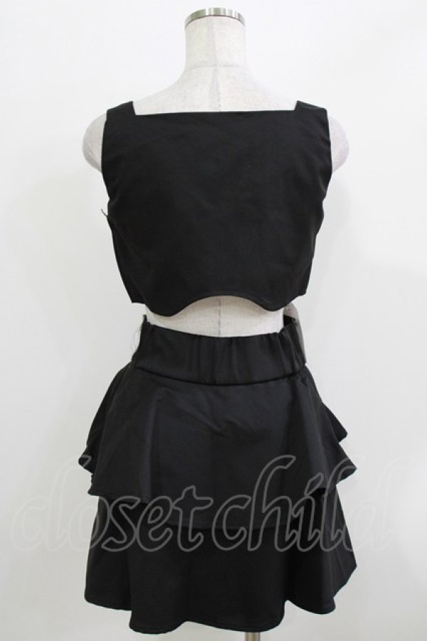 画像3: dependoll / Heart spider setup (skirt)  ブラック H-26-03-22-031-LO-OP-KB-ZH (3)