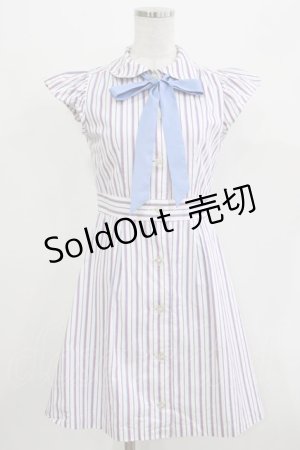 画像: MILK / Maryワンピース  ブルーストライプ H-26-03-22-032-ML-OP-KB-ZH