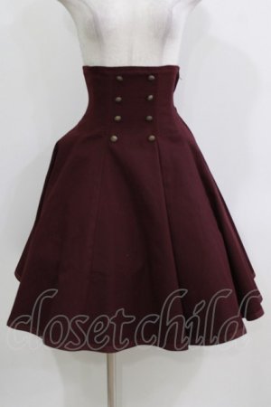 画像: EXCENTRIQUE / Concertoコルセットスカート S/M ボルドー H-26-03-22-004-EL-SK-KB-ZH