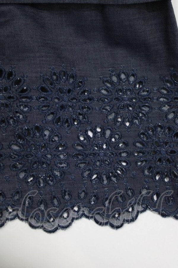 画像4: Jane Marple Dans Le Salon / ヴィンテージレースタブリエ  ネイビー H-26-03-22-033-JM-ZA-KB-ZH (4)