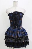 画像1: ATELIER PIERROT / "Diamond Circus"ミニコルセットワンピース  紺 H-26-03-22-035-EL-OP-KB-ZH (1)