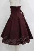 画像2: EXCENTRIQUE / Concertoコルセットスカート S/M ボルドー H-26-03-22-004-EL-SK-KB-ZH (2)
