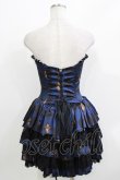 画像3: ATELIER PIERROT / "Diamond Circus"ミニコルセットワンピース  紺 H-26-03-22-035-EL-OP-KB-ZH (3)