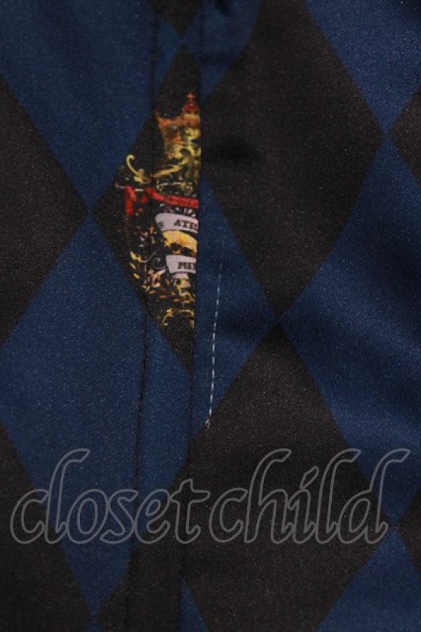 画像6: ATELIER PIERROT / "Diamond Circus"ミニコルセットワンピース  紺 H-26-03-22-035-EL-OP-KB-ZH (6)