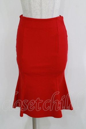 画像: MARBLE / マーメイドスカート  レッド H-26-03-22-037-GO-SK-KB-ZH