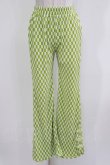 画像1: Candy Stripper / EASY FLARE CHINA PANTS  ライトグリーン H-26-03-22-046-PU-PA-KB-ZH (1)
