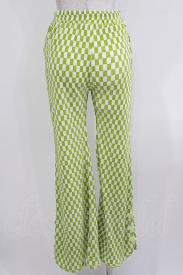 画像3: Candy Stripper / EASY FLARE CHINA PANTS  ライトグリーン H-26-03-22-046-PU-PA-KB-ZH (3)