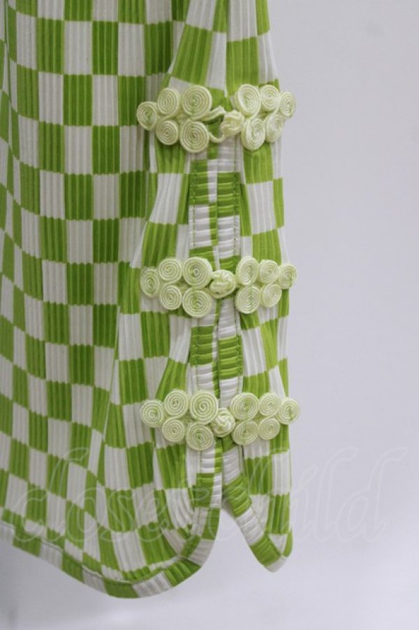 画像4: Candy Stripper / EASY FLARE CHINA PANTS  ライトグリーン H-26-03-22-046-PU-PA-KB-ZH (4)