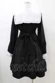 画像2: Amavel / ガーリーフリルセーラーロングスリーブワンピース Free ブラック H-26-03-22-1029-CA-OP-NS-ZH (2)