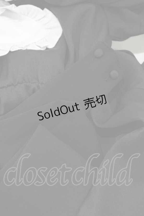 画像5: Amavel / ガーリーフリルセーラーロングスリーブワンピース Free ブラック H-26-03-22-1029-CA-OP-NS-ZH (5)