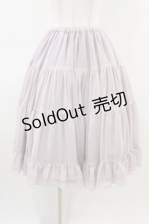 画像: Victorian maiden / フリルシフォンアンダースカート Free ラベンダー H-26-03-22-1036-CL-SK-NS-ZH