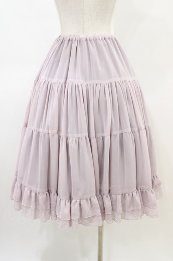 画像2: Victorian maiden / フリルシフォンアンダースカート Free ラベンダー H-26-03-22-1036-CL-SK-NS-ZH (2)