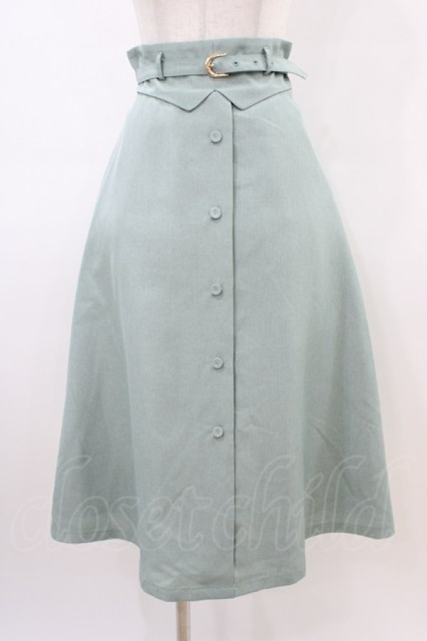画像1: an another angelus / ベルト付きスカート Free ミント H-26-03-22-1037-CA-SK-NS-ZH (1)