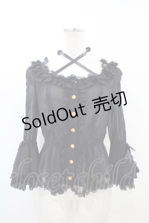 画像: Angelic Pretty / Romantic Brightブラウス Free ブラック H-26-03-22-1041-AP-BL-NS-ZH