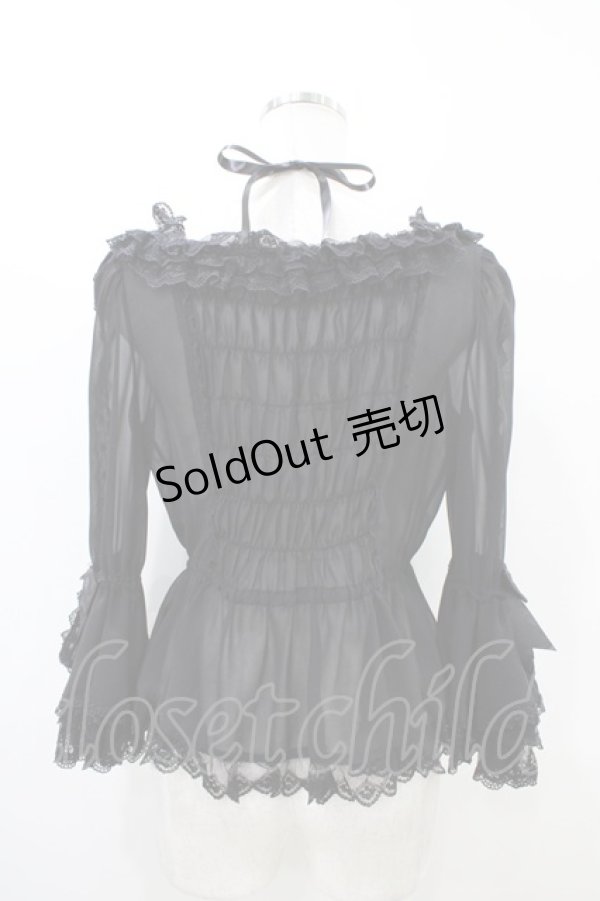 画像2: Angelic Pretty / Romantic Brightブラウス Free ブラック H-26-03-22-1041-AP-BL-NS-ZH (2)