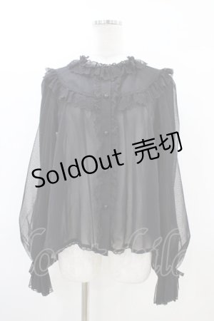 画像: Angelic Pretty / Sweet Honeyブラウス Free ブラック H-26-03-22-1043-AP-BL-NS-ZH