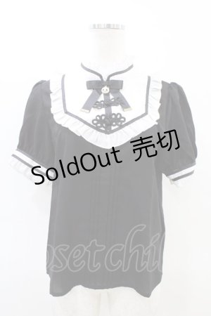 画像: Amavel /  好パンダチャイナブラウス Free ブラック H-26-03-22-1046-CA-BL-NS-ZH