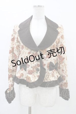 画像: metamorphose / ゴブラン風くまちゃんジャケット Free 生成り H-26-03-22-1058-ME-JA-NS-ZH