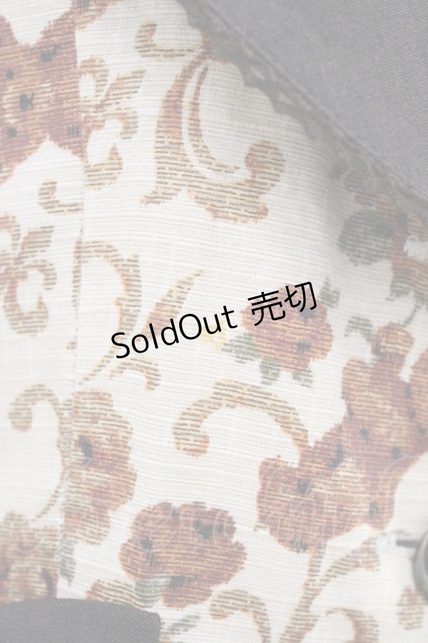 画像3: metamorphose / ゴブラン風くまちゃんジャケット Free 生成り H-26-03-22-1058-ME-JA-NS-ZH (3)