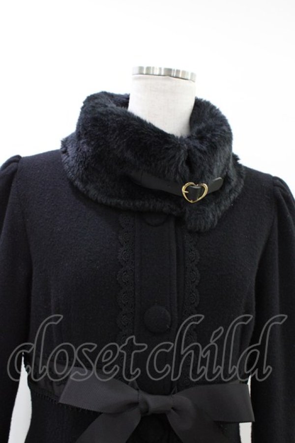 画像4: ALICE and the PIRATES / メルティーファーコート Free ブラック H-26-03-22-1009-PA-CO-NS-ZH (4)