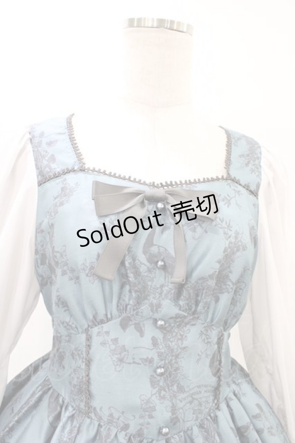 画像4: Victorian maiden / Wunder gardenビスチェドレス Free ピーコック H-26-03-22-1012-CL-OP-NS-ZH (4)