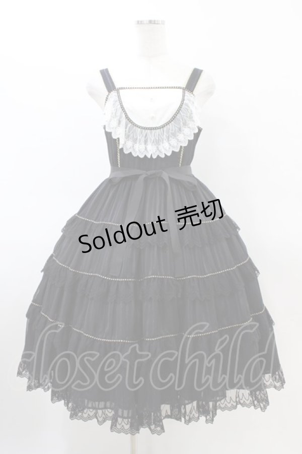 画像1: Angelic Pretty / Nostalgic Ladyジャンパースカート Free ブラック H-26-03-22-1015-AP-OP-NS-ZH (1)