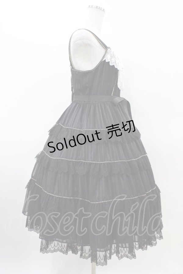 画像3: Angelic Pretty / Nostalgic Ladyジャンパースカート Free ブラック H-26-03-22-1015-AP-OP-NS-ZH (3)