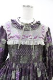 画像3: 仲夏物語（海外ロリータブランド） / ロワールの葡萄園立ち衿ワンピース L パープル H-26-03-22-1016-EL-OP-NS-ZH (3)