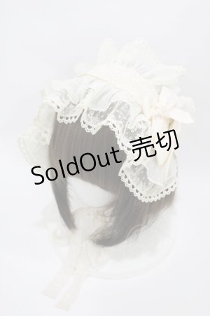 画像: Miss Point（海外ロリータブランド） / Rosa Osmanthus ヘッドドレス  生成り H-26-03-22-1003-EL-AC-NS-ZH